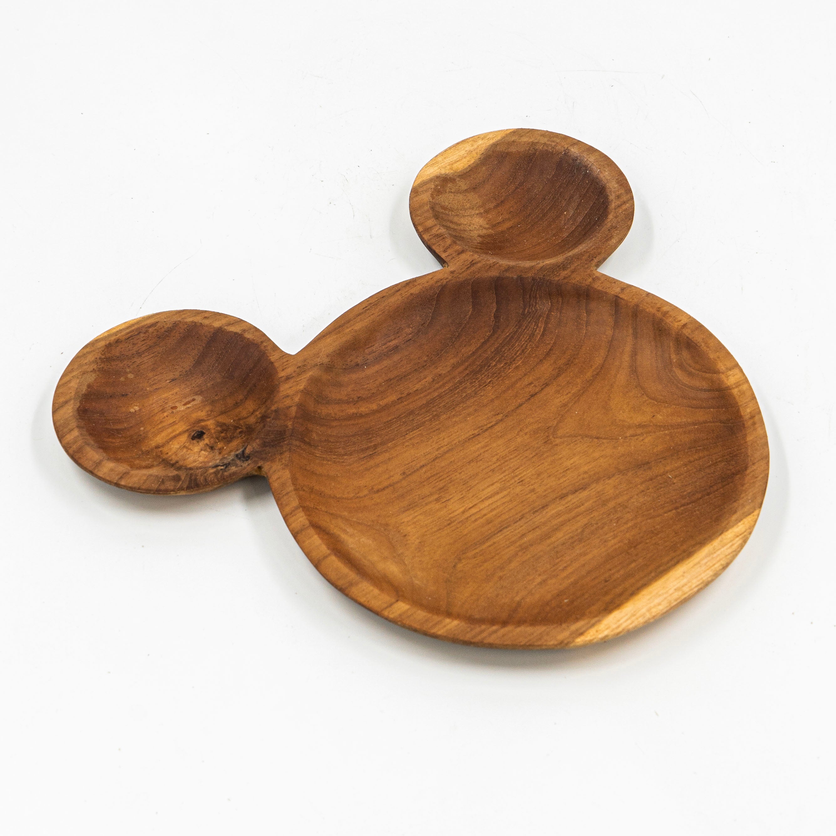 Yarah Teak Wood Mickey Plate