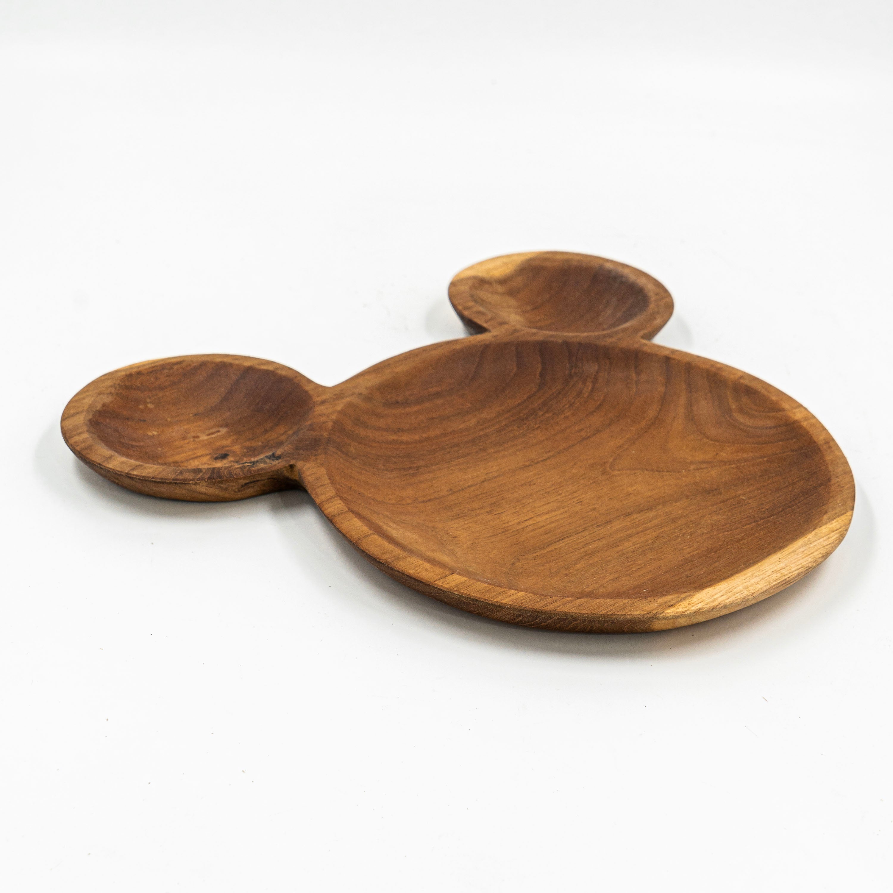 Yarah Teak Wood Mickey Plate