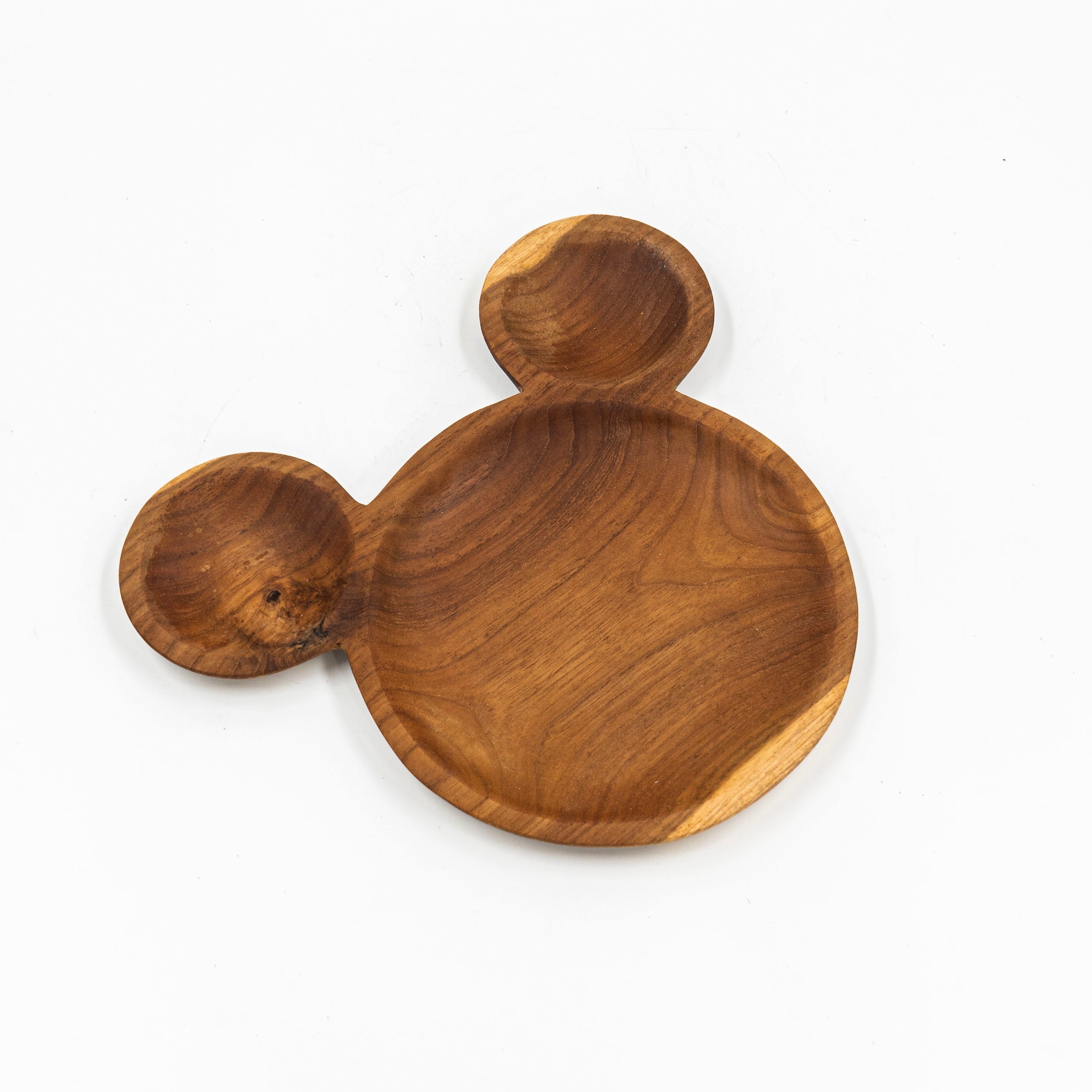 Yarah Teak Wood Mickey Plate