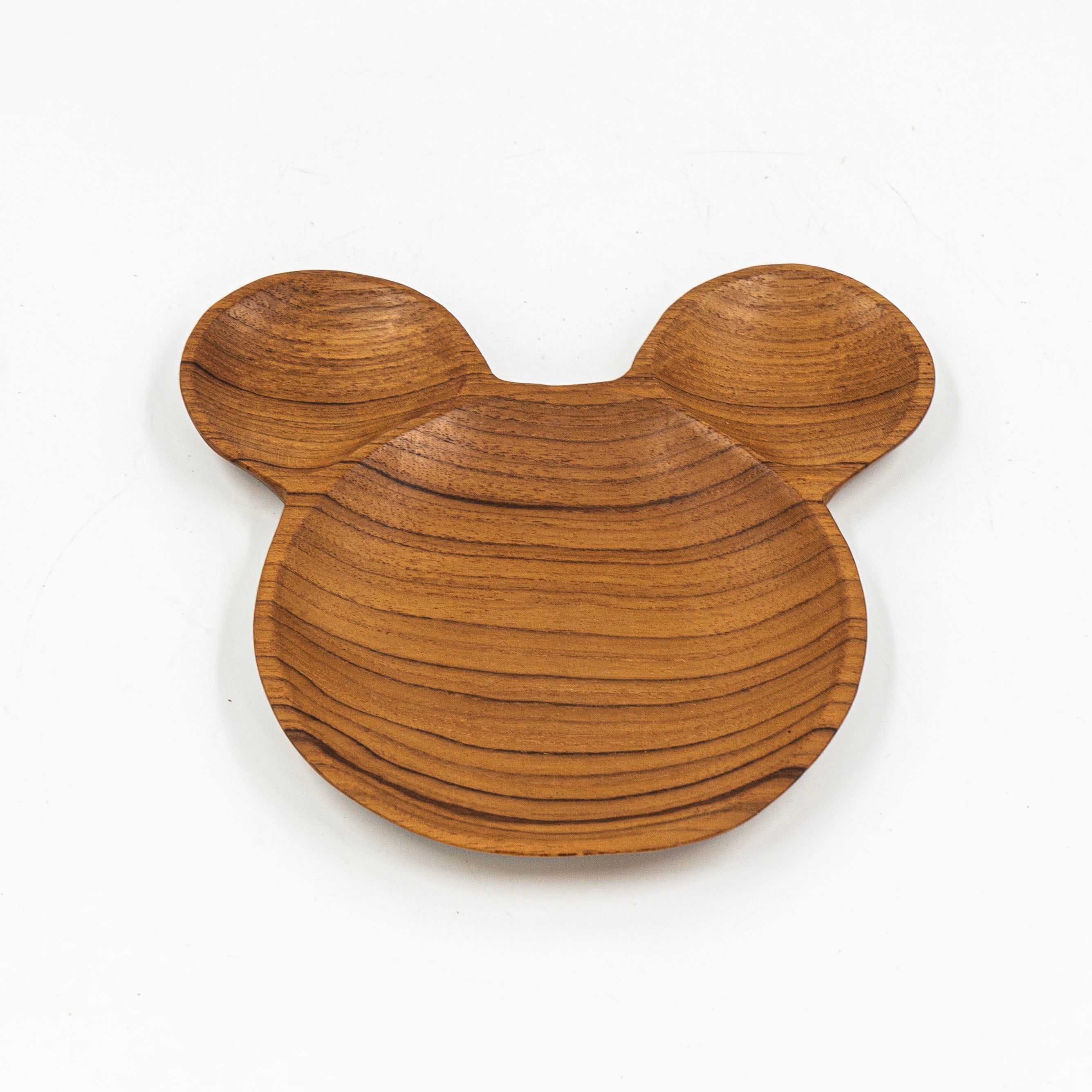 Yarah Teak Wood Mickey Plate