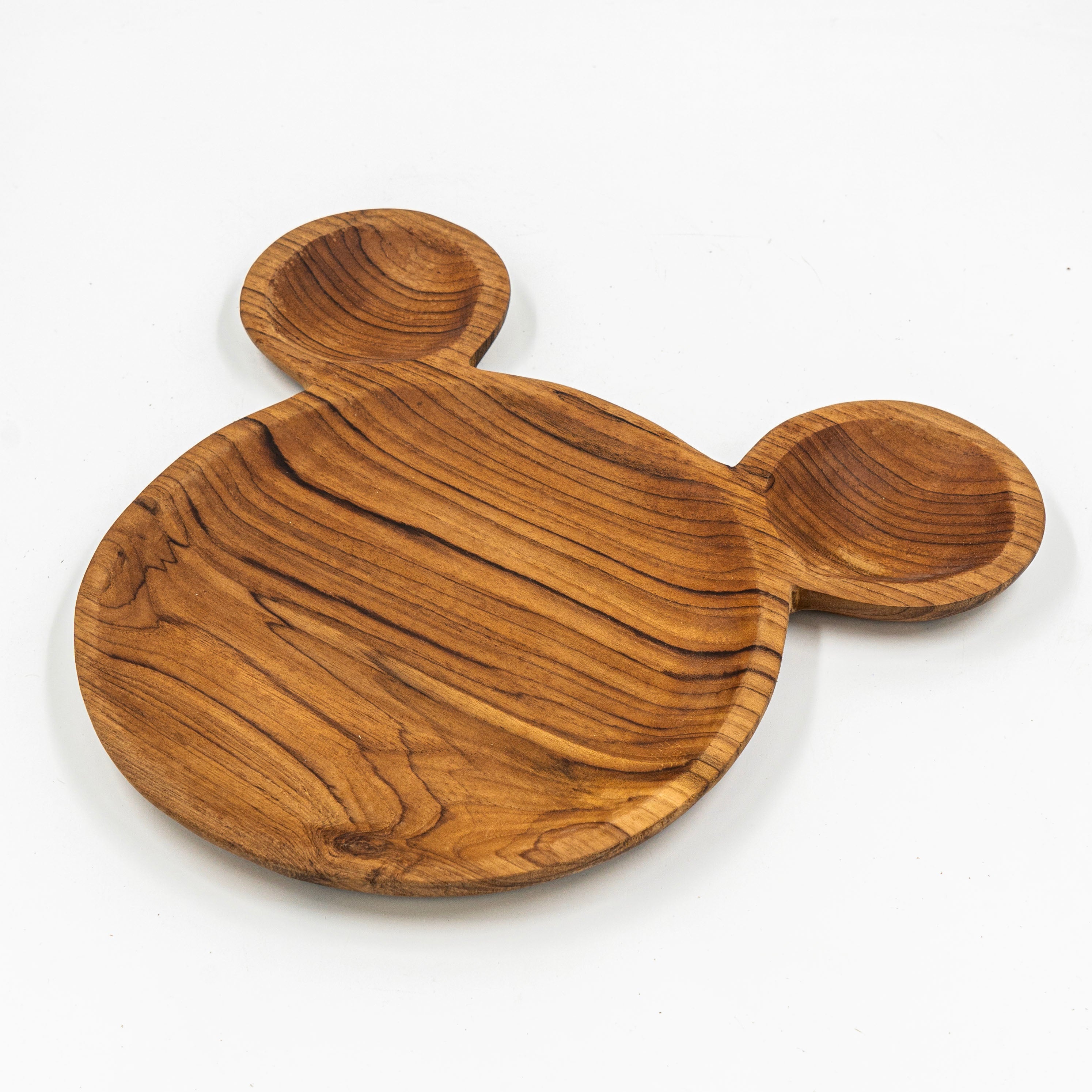Yarah Teak Wood Mickey Plate