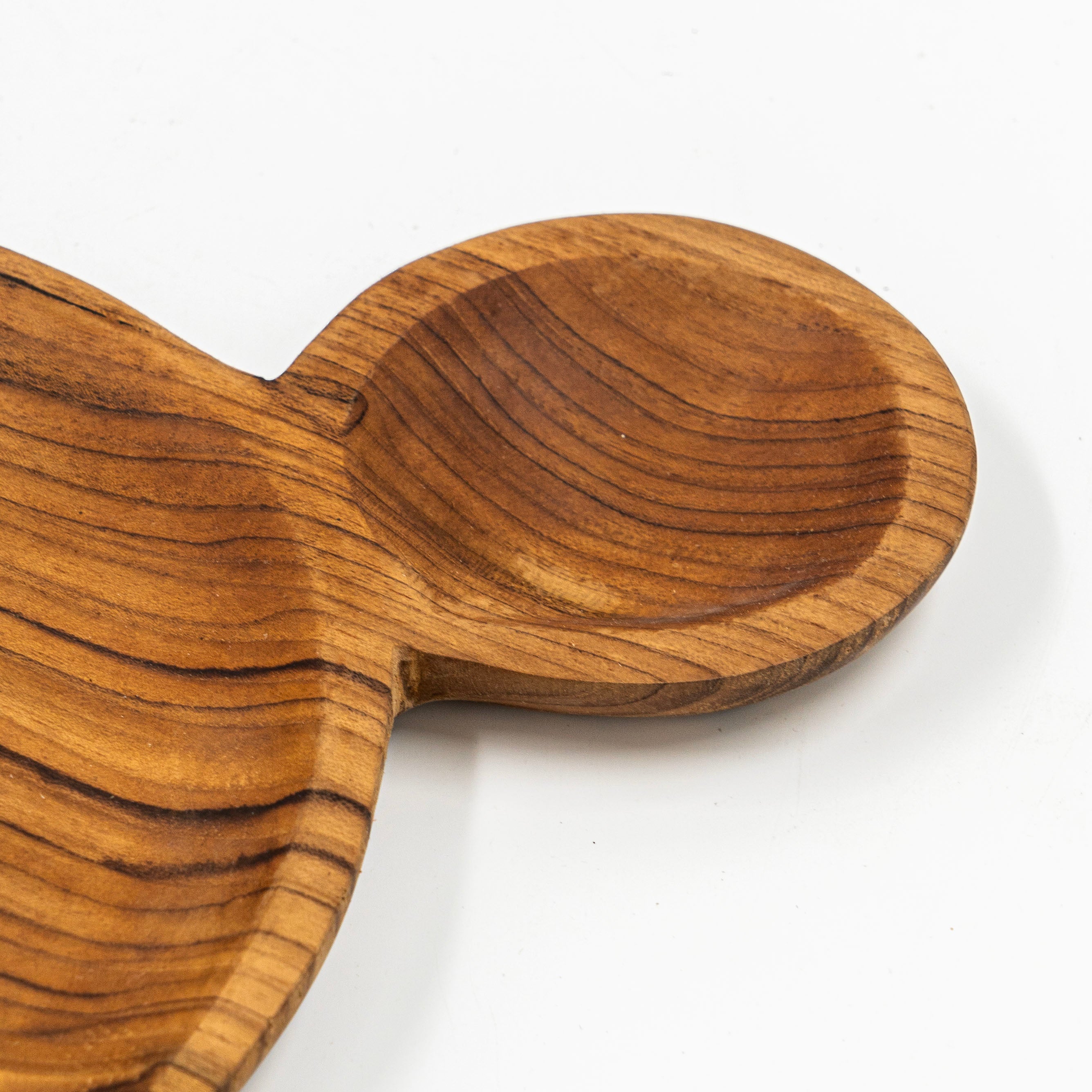 Yarah Teak Wood Mickey Plate