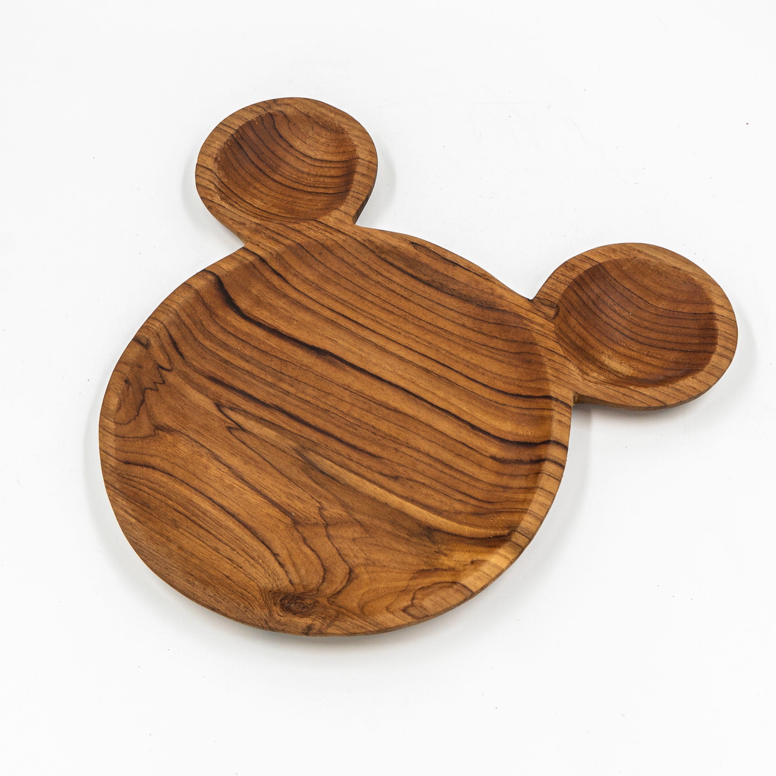 Yarah Teak Wood Mickey Plate