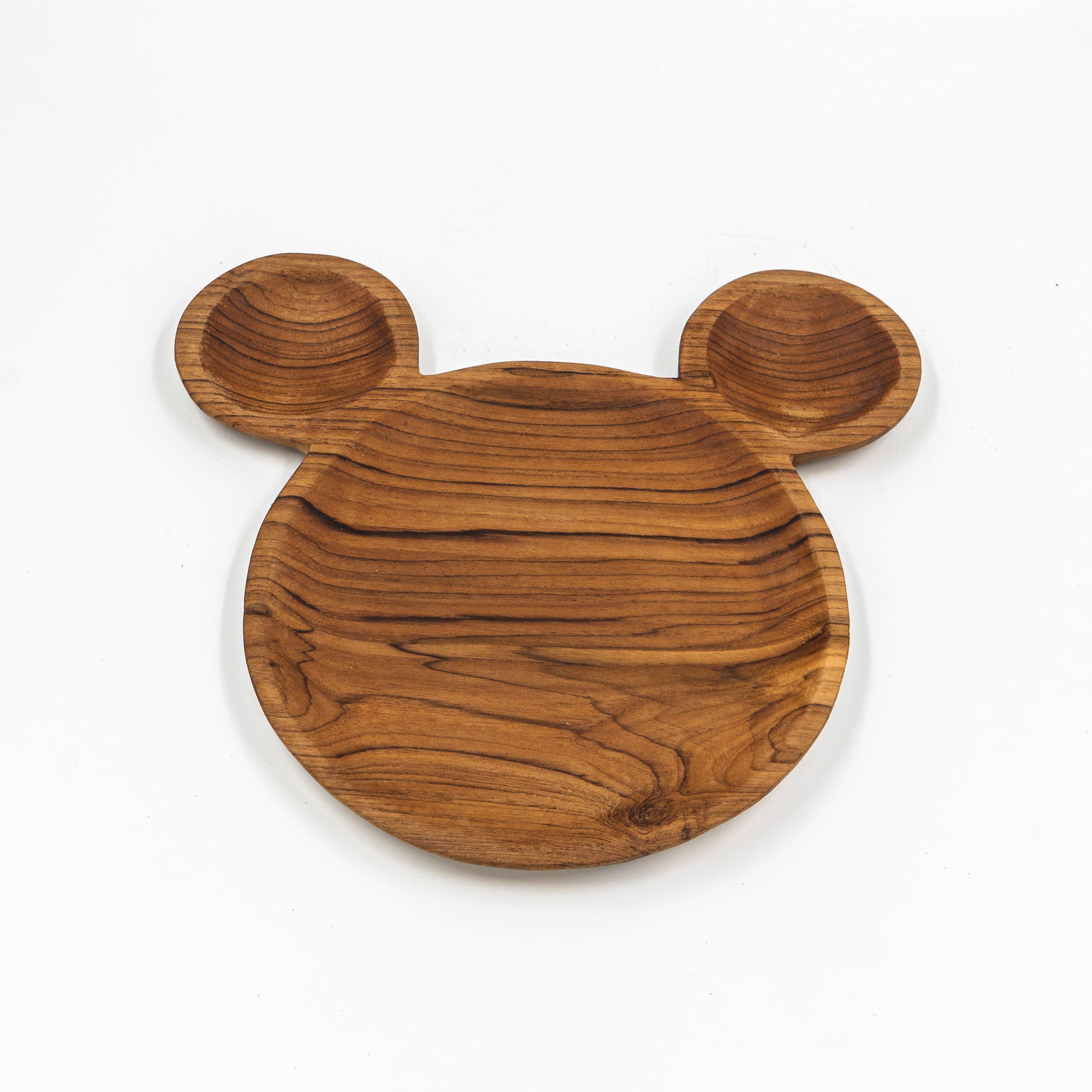 Yarah Teak Wood Mickey Plate