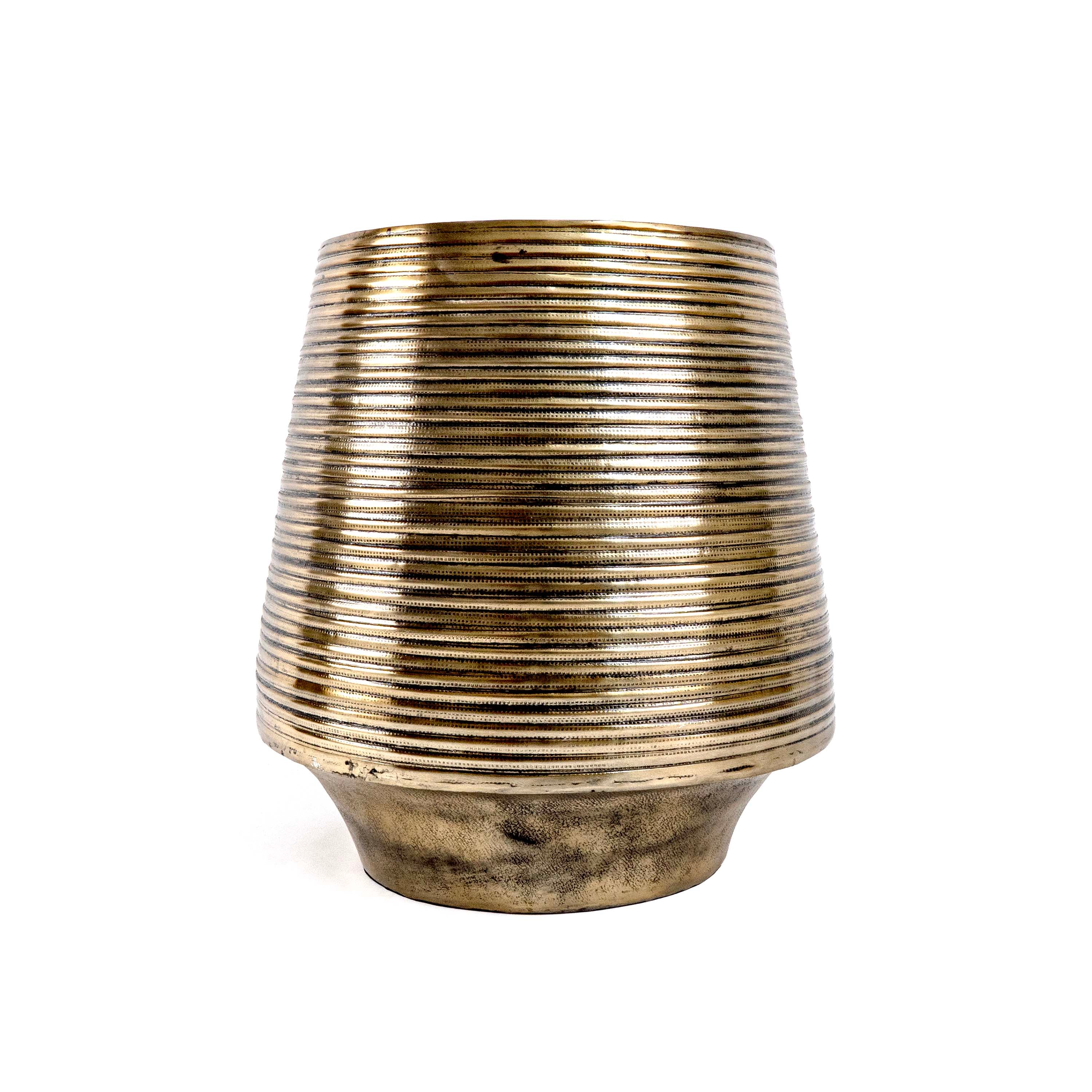 Bronze Glow Aluminium Planter with Holder