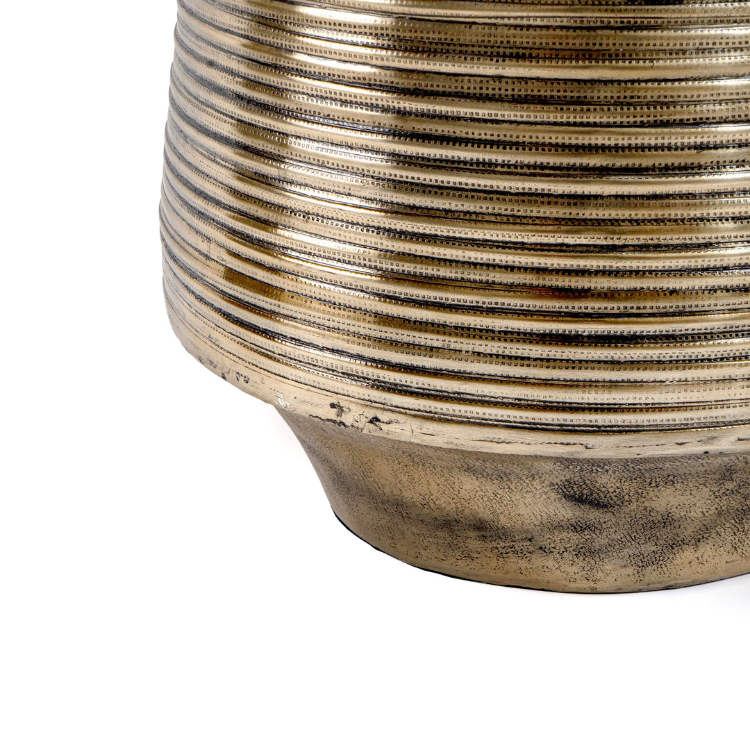 Bronze Glow Aluminium Planter with Holder