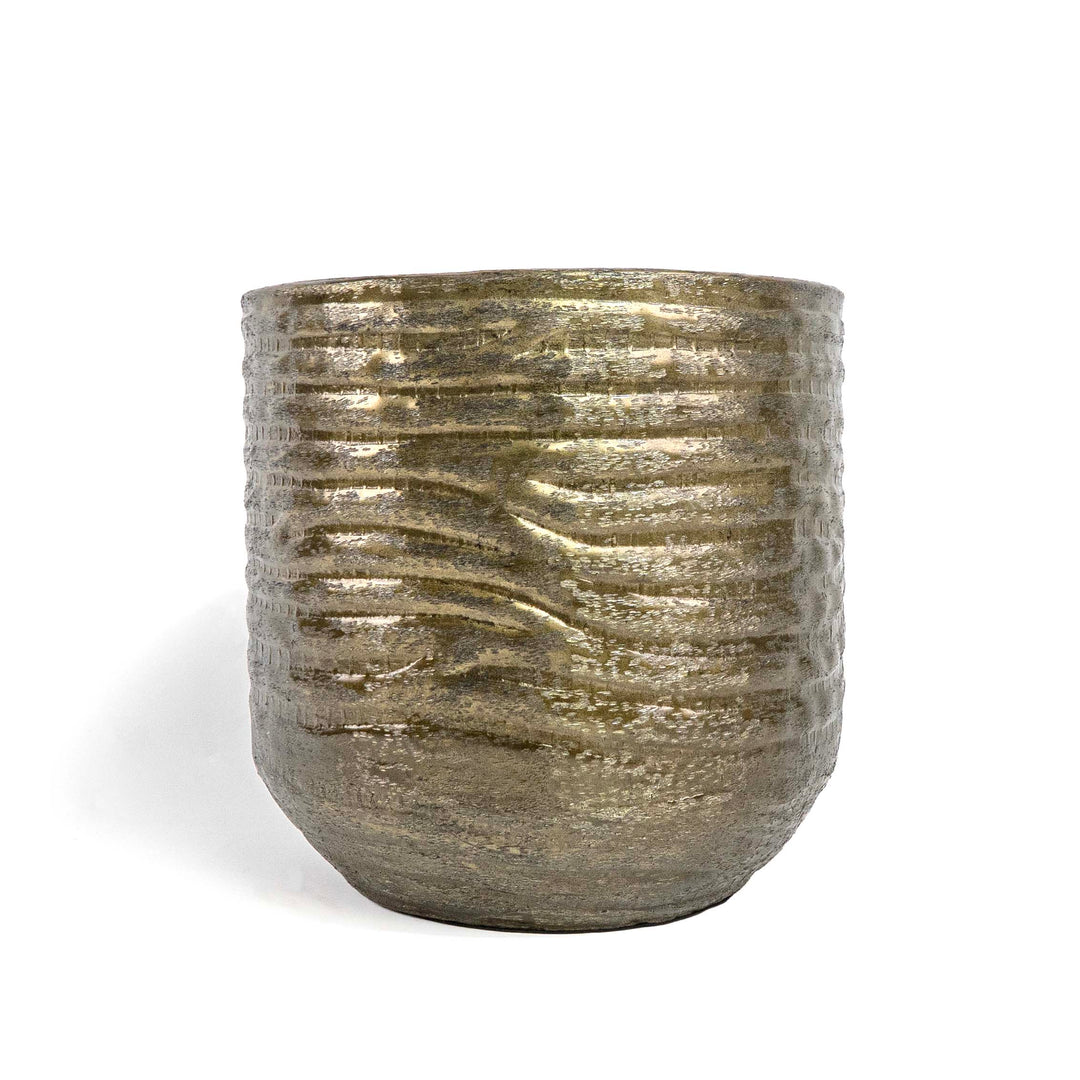Textured Round Pot