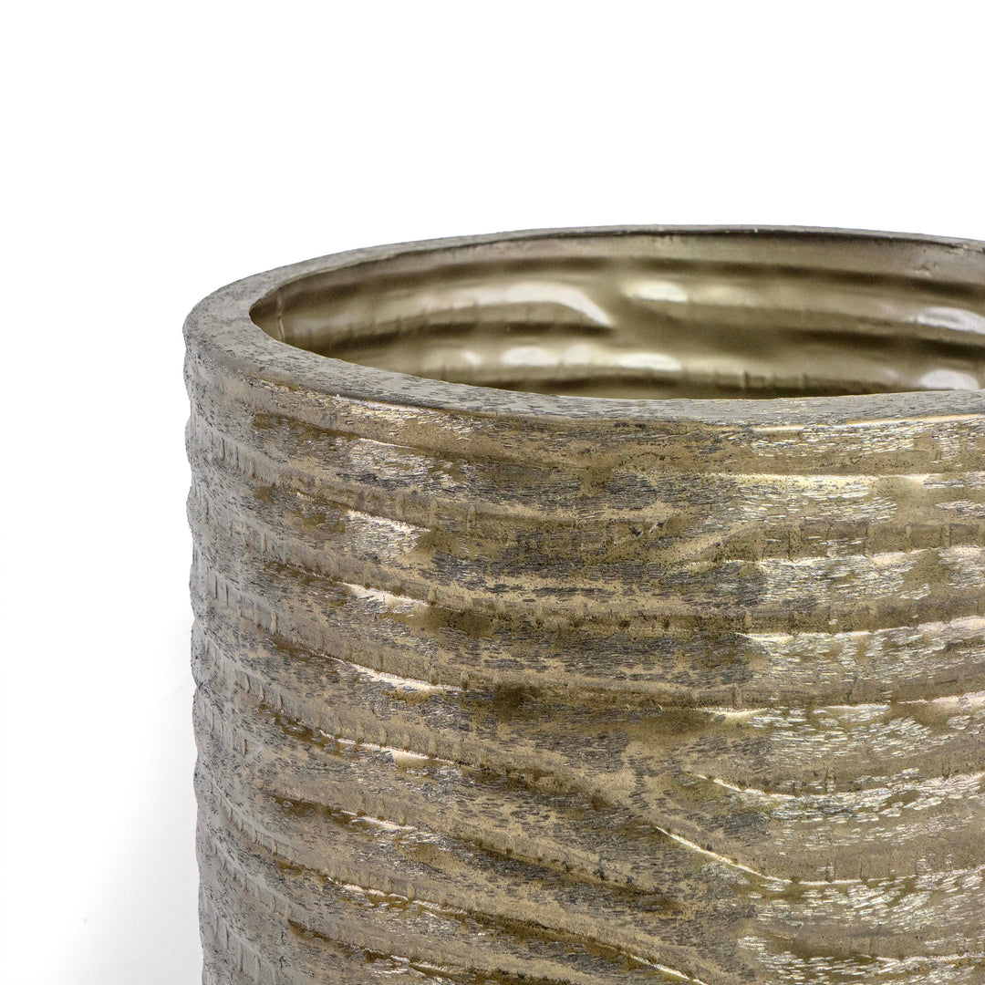 Textured Round Pot