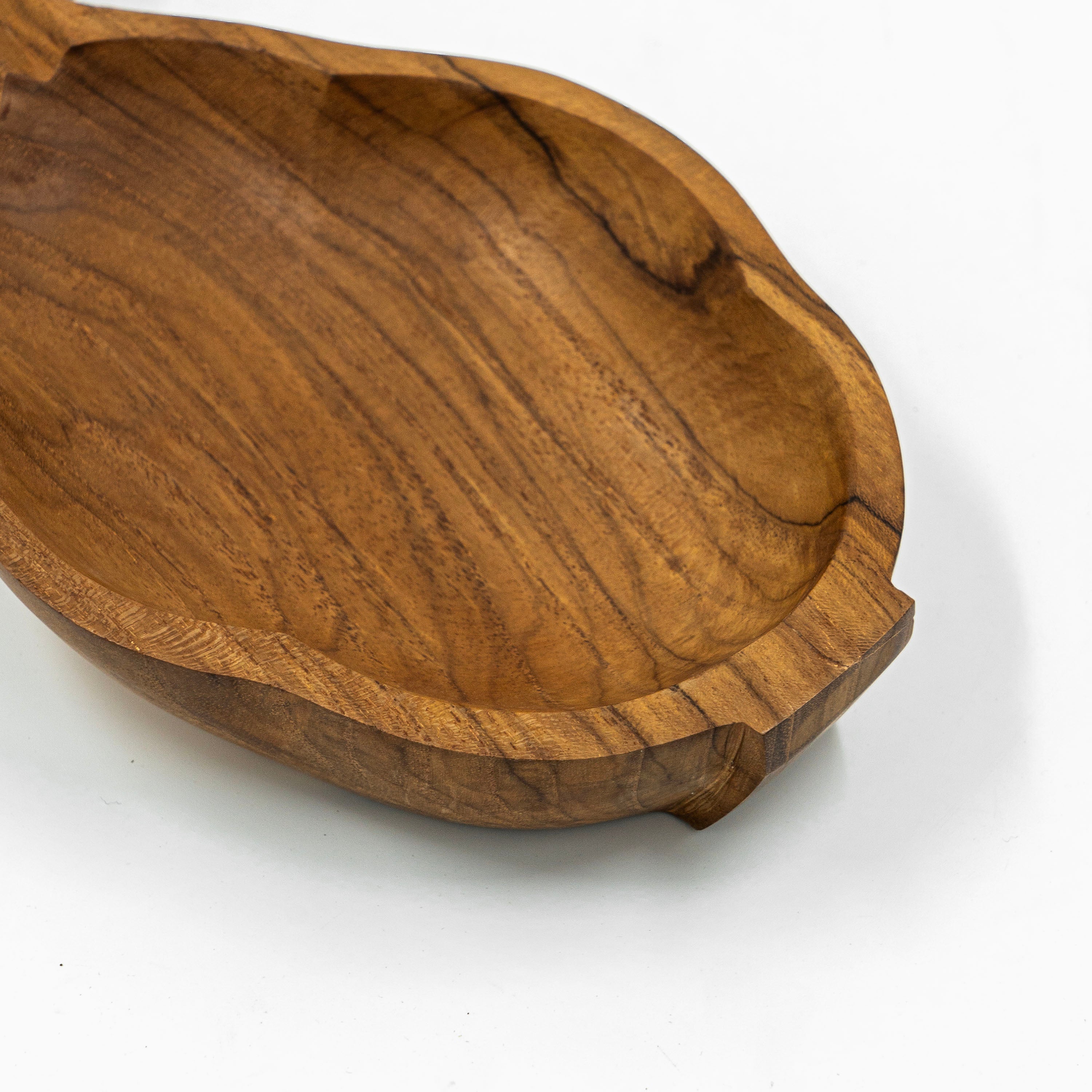 Yarah Teak Wood Pineapple Plate