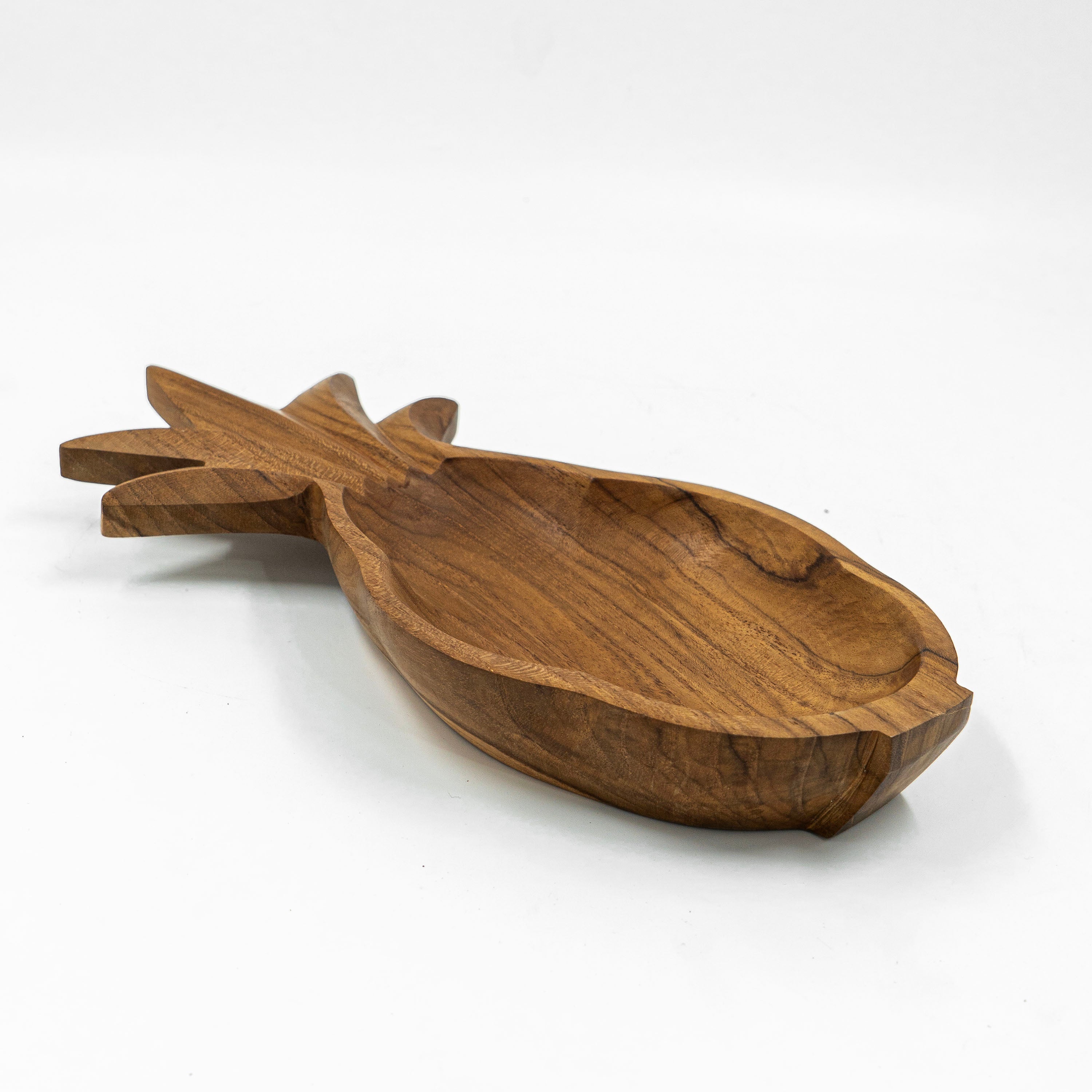 Yarah Teak Wood Pineapple Plate