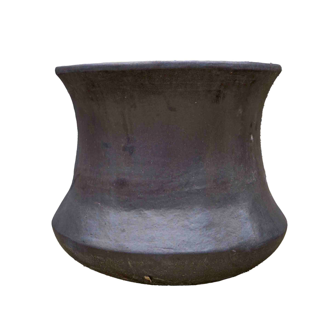 Grey Wide Ceramic Urn