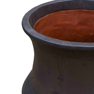 Grey Wide Ceramic Urn