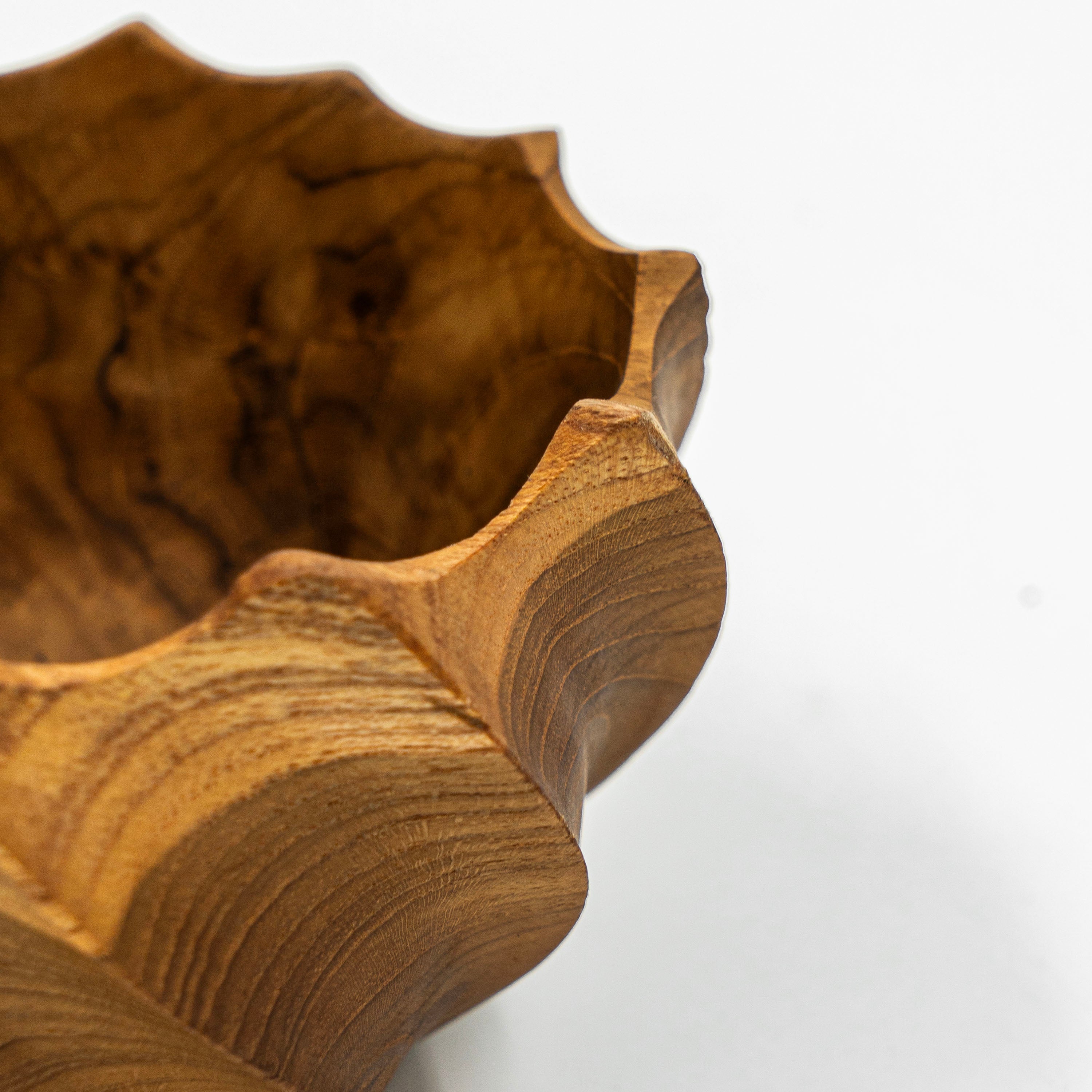 Yarah Teak Wood Fruit Bowl