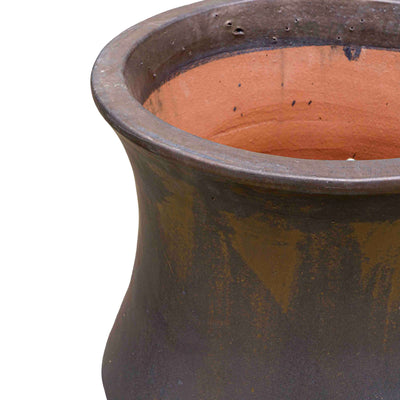 Grey Wide Ceramic Urn