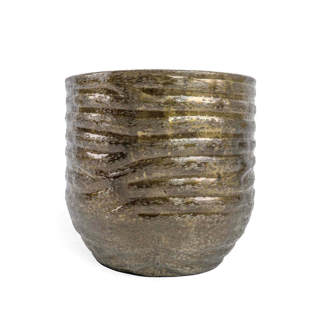 Textured Round Pot