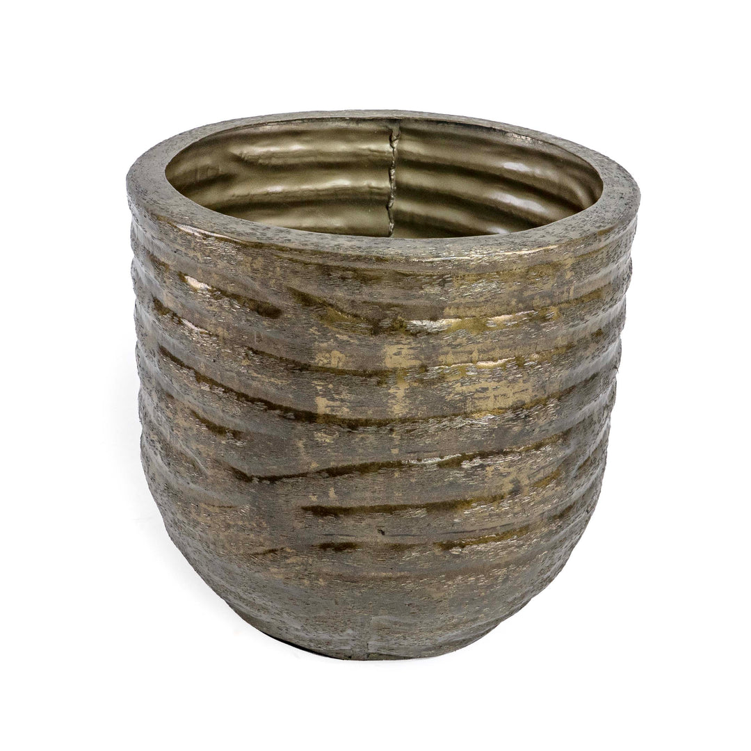 Textured Round Pot
