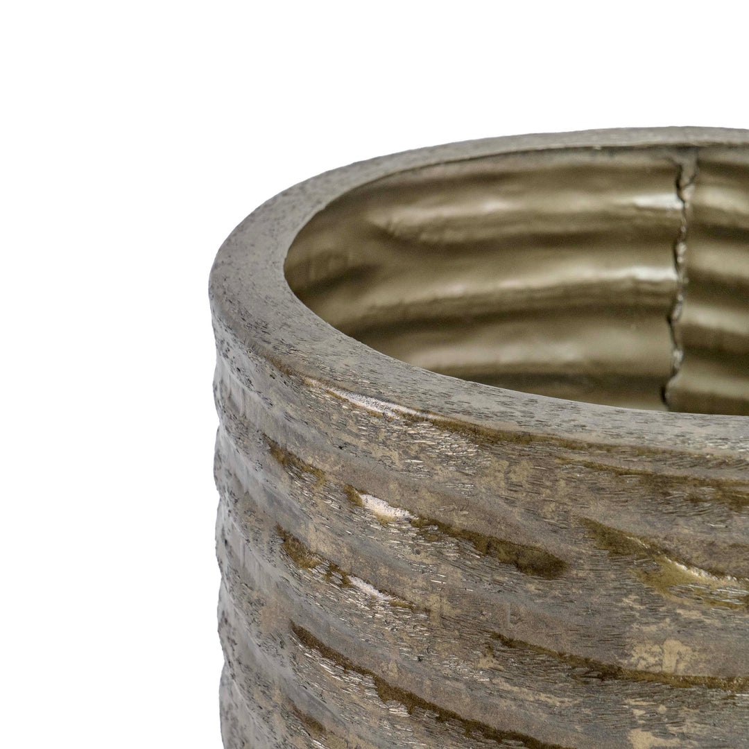 Textured Round Pot