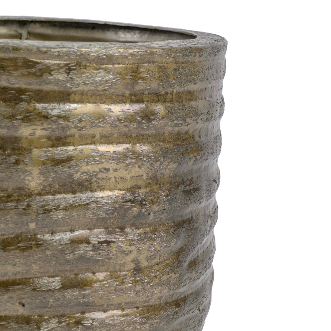 Textured Round Pot