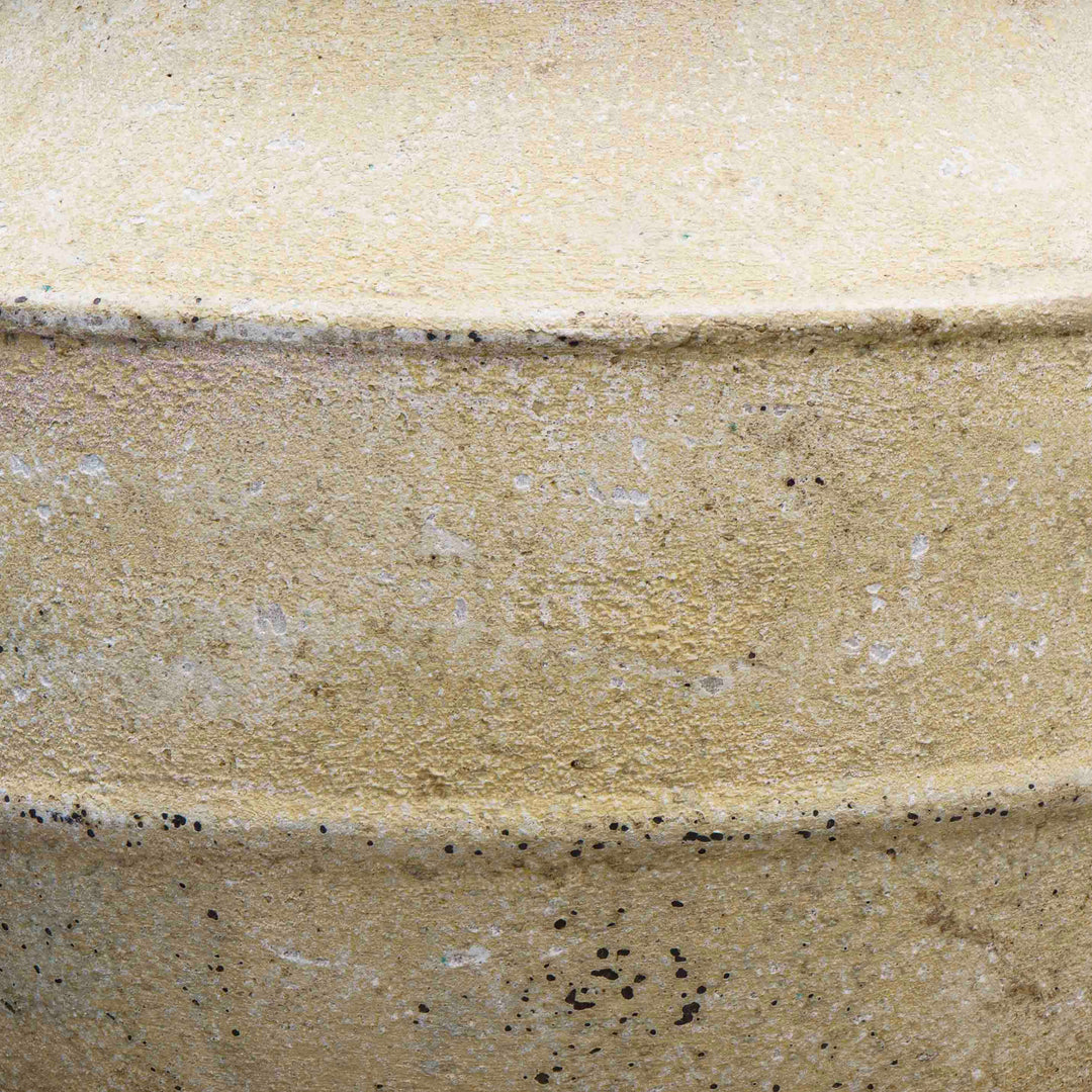 Antique Beige Ceramic Pot