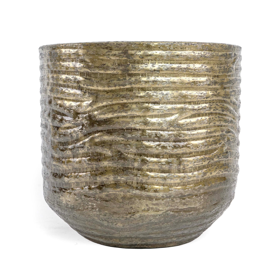 Textured Round Pot