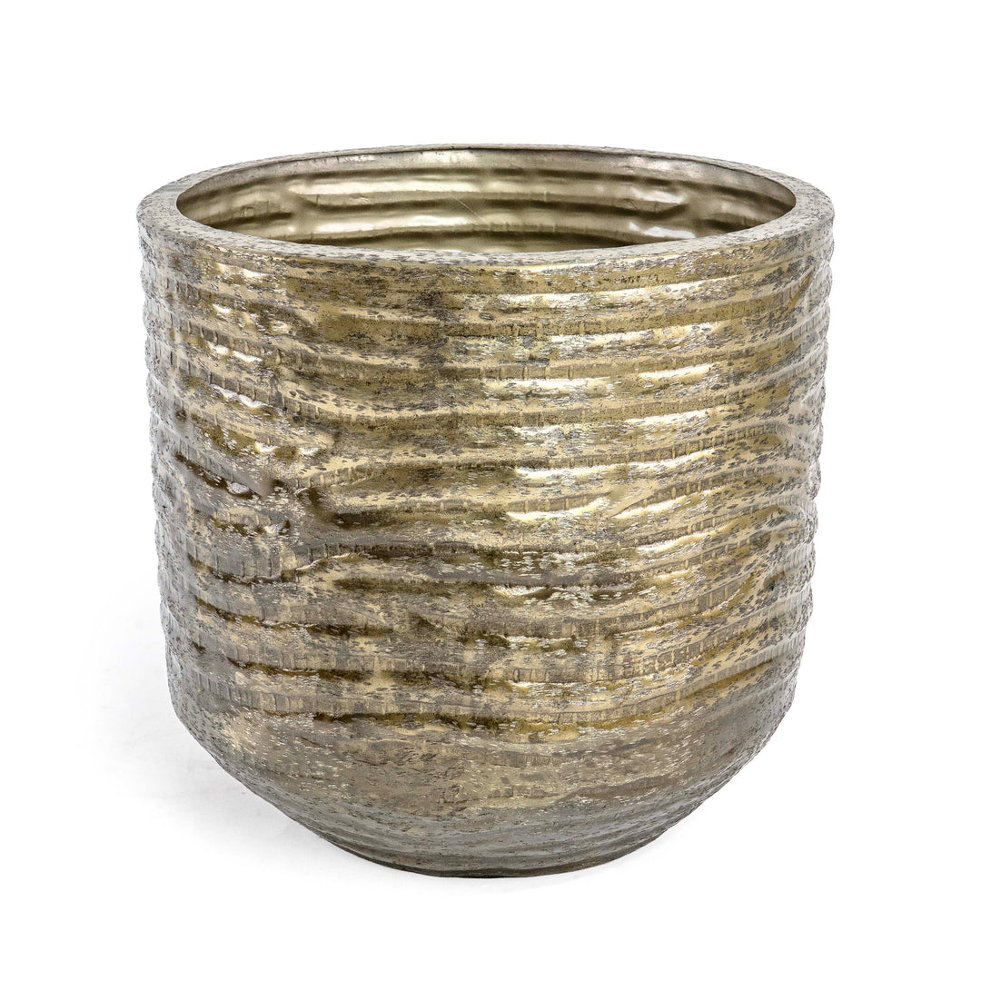 Textured Round Pot