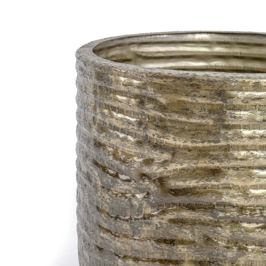 Textured Round Pot