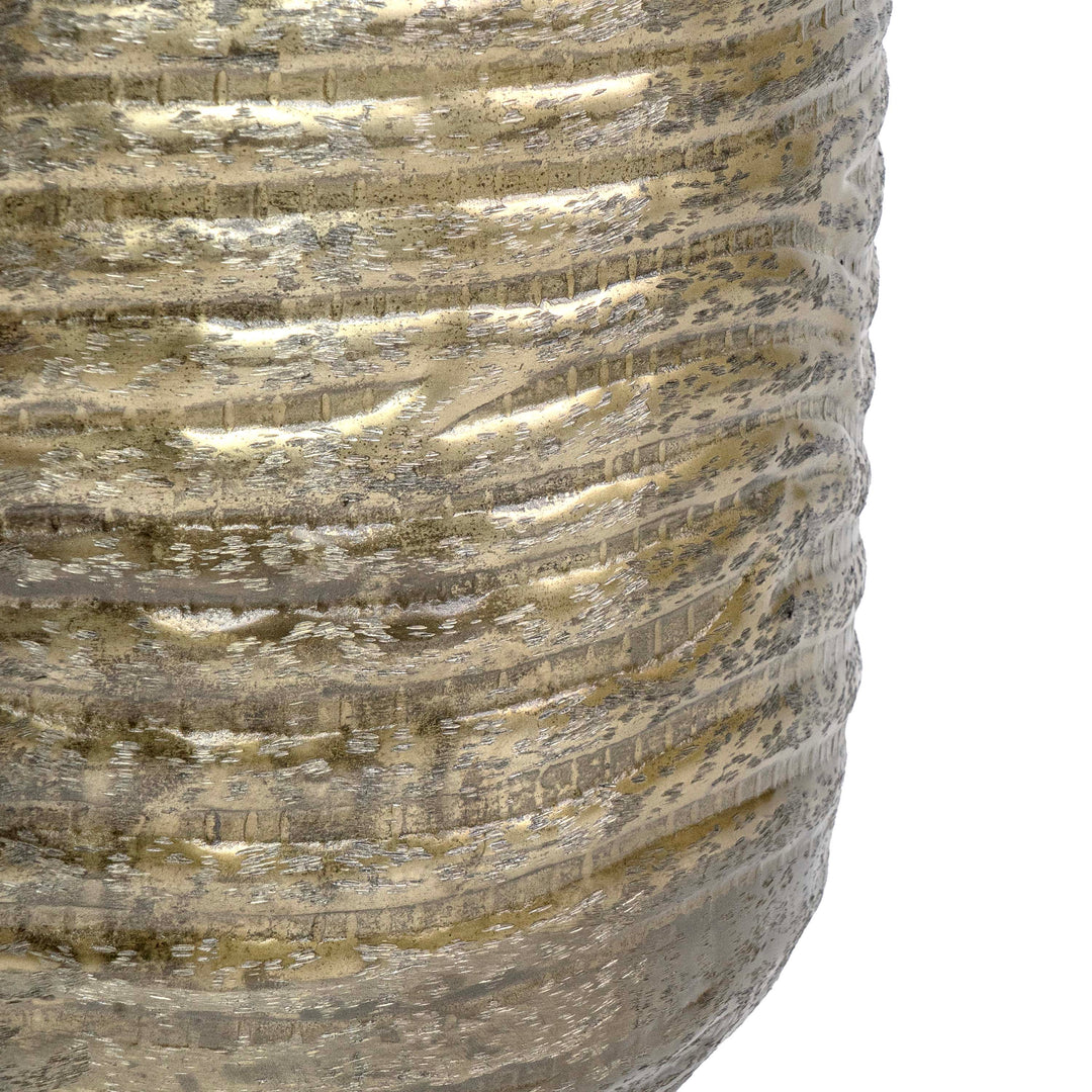 Textured Round Pot