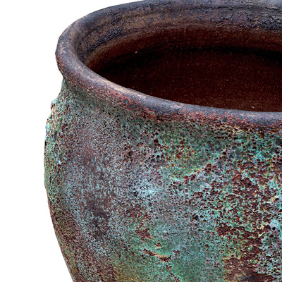 Teal Ceramic Pot