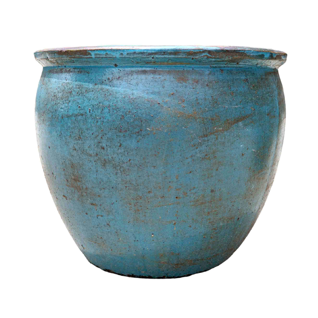 Antique Sage Ceramic Pot