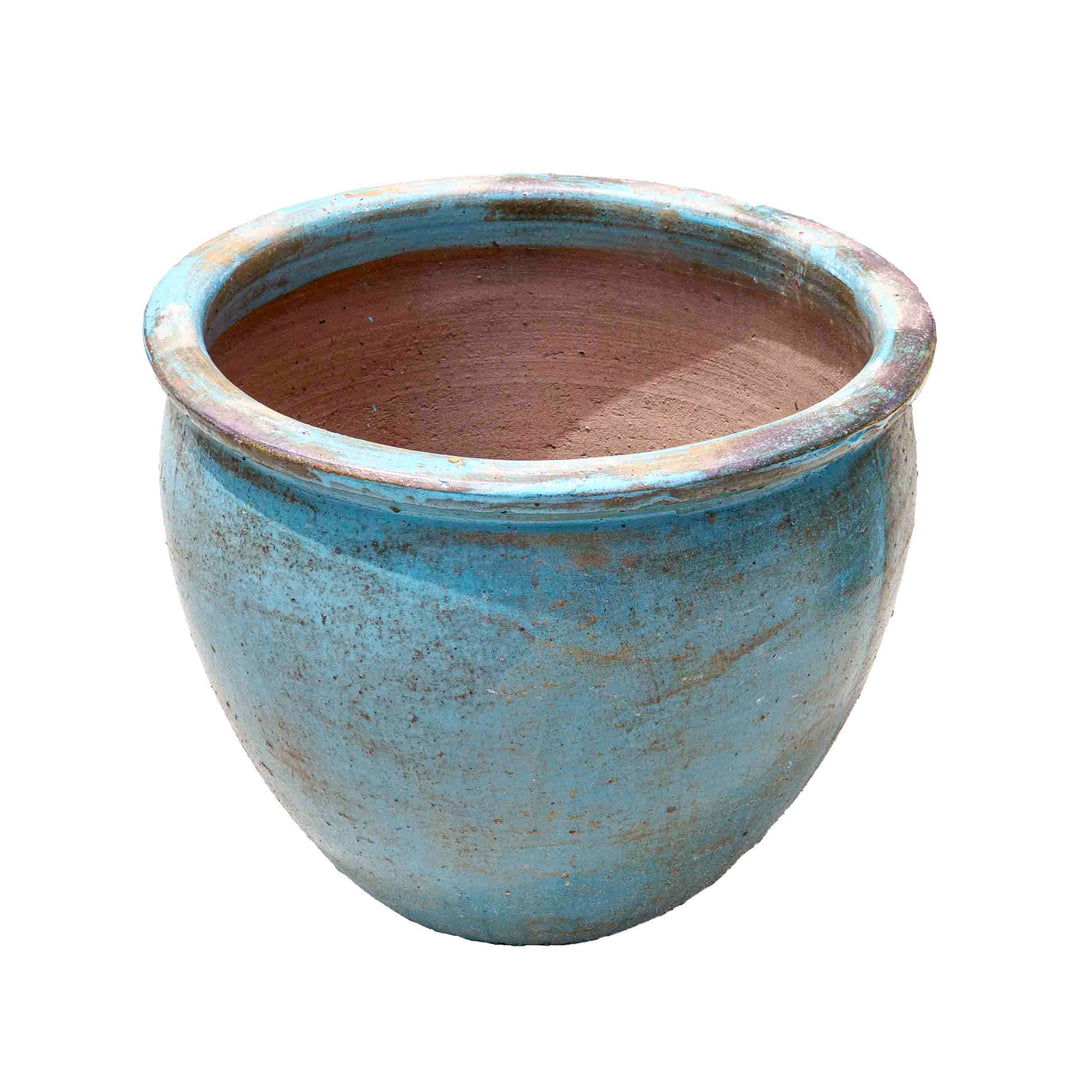 Antique Sage Ceramic Pot