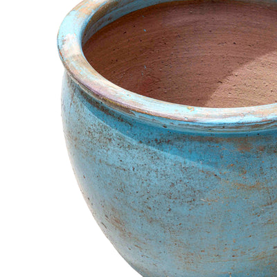 Antique Sage Ceramic Pot