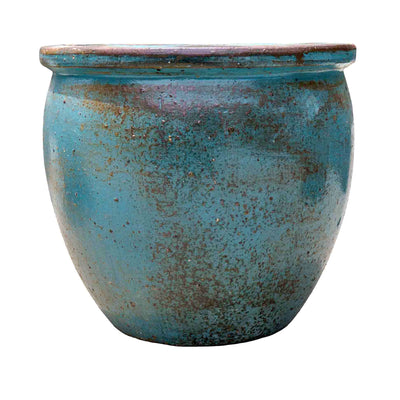 Antique Sage Ceramic Pot