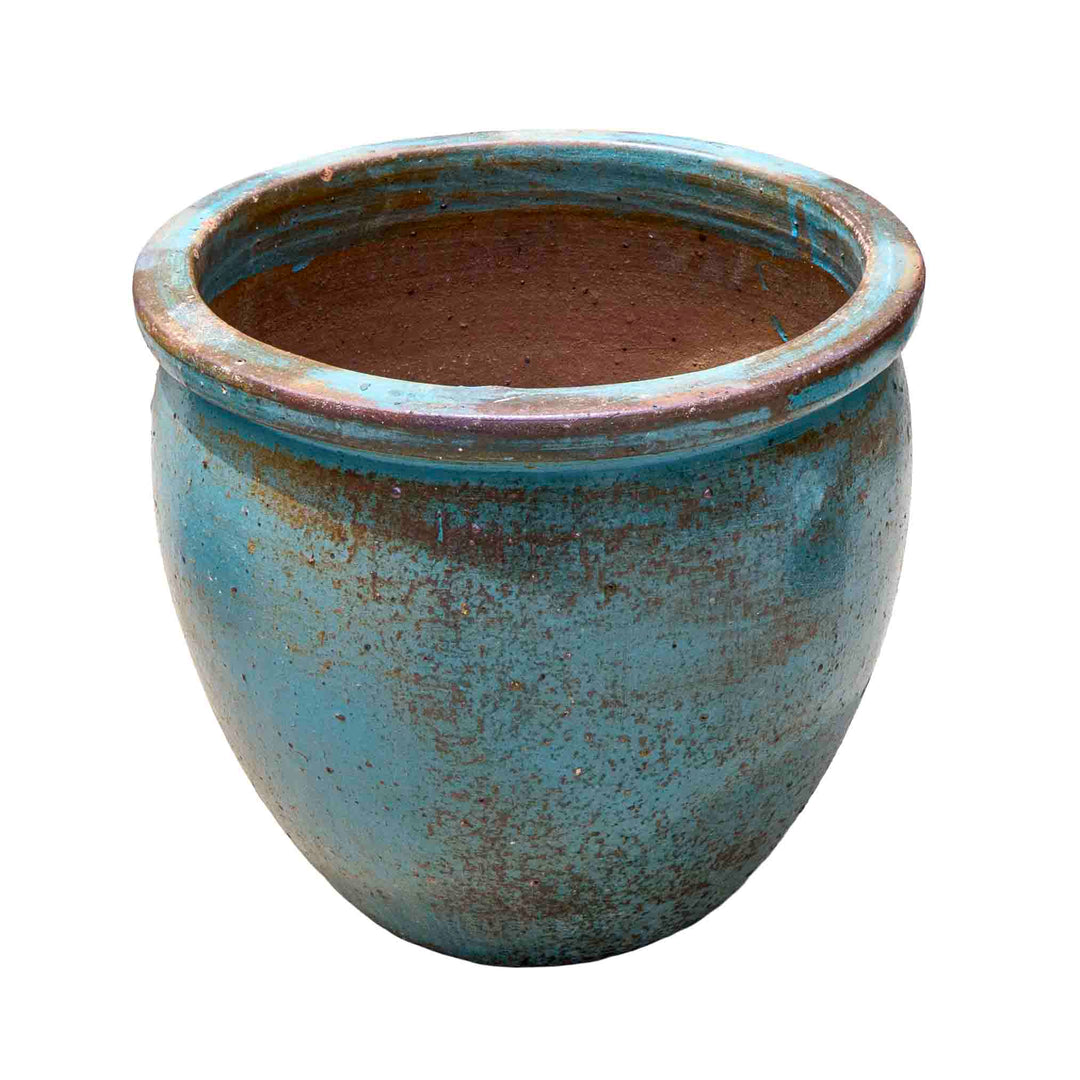 Antique Sage Ceramic Pot