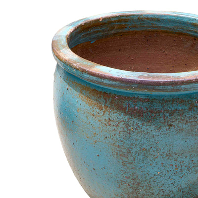 Antique Sage Ceramic Pot