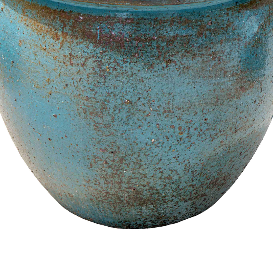 Antique Sage Ceramic Pot