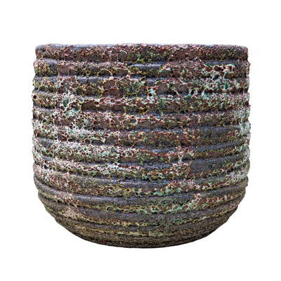 Bubbled Textured Ceramic Pot