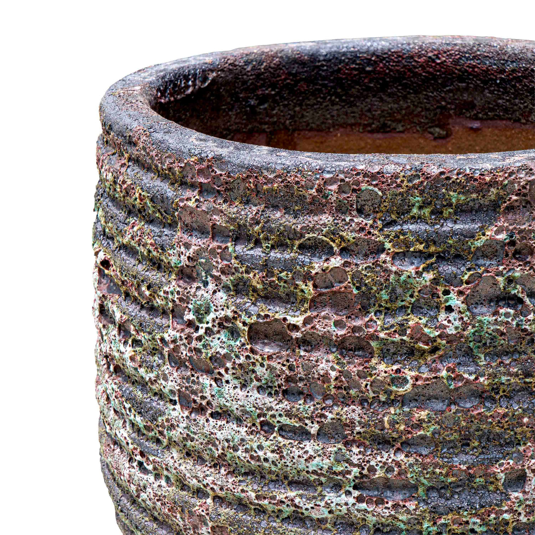 Bubbled Textured Ceramic Pot