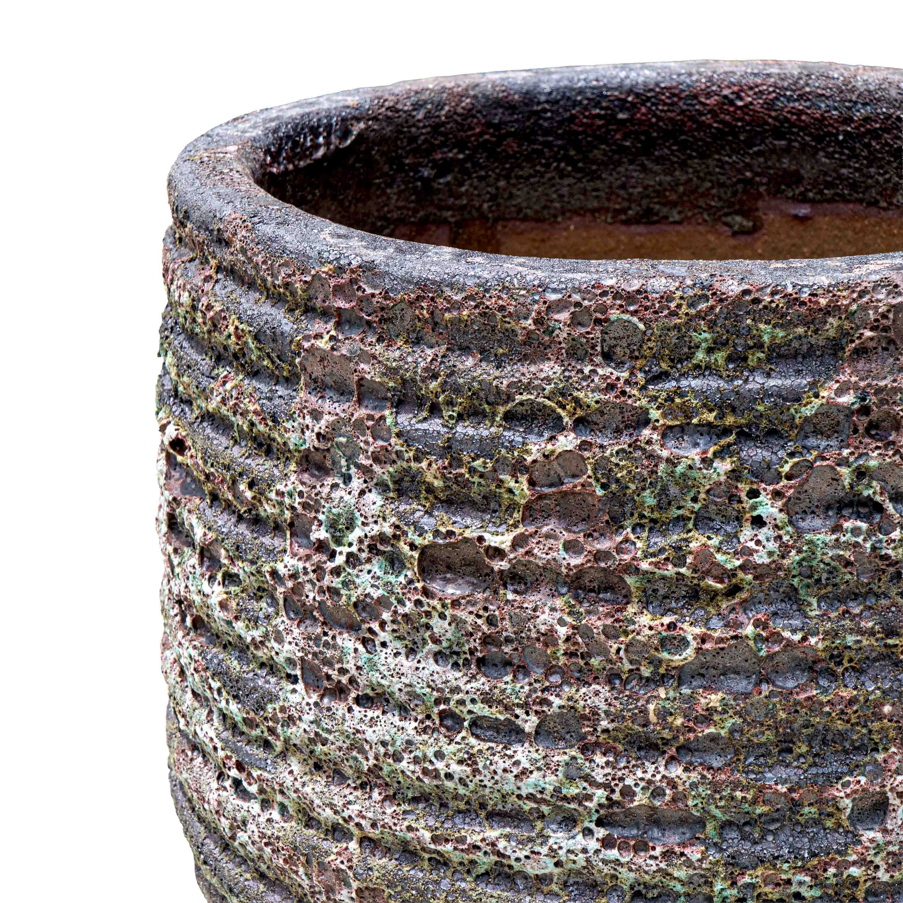 Bubbled Textured Ceramic Pot