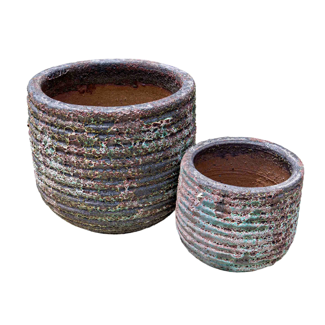 Bubbled Textured Ceramic Pot