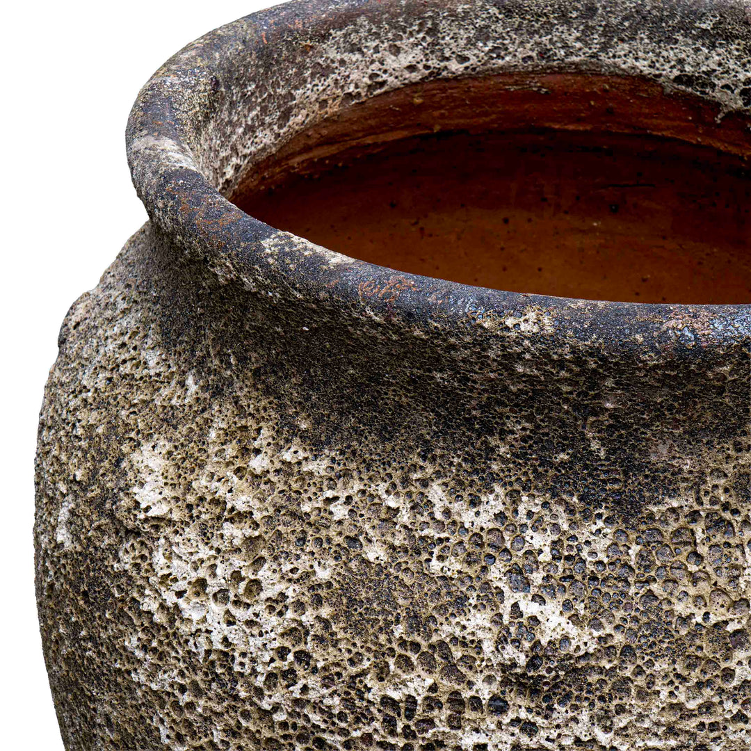 Sage Antique Finish Ceramic Pot