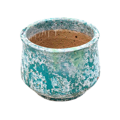 Teal Hue Ceramic Pot