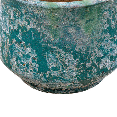 Teal Hue Ceramic Pot