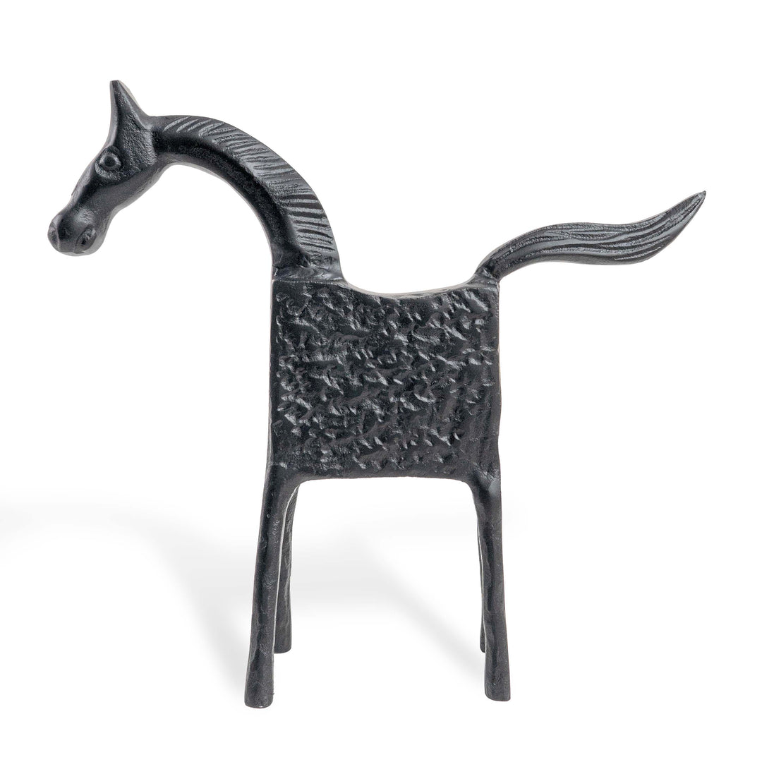 NORDIC HORSE IN CHARCOAL BLACK