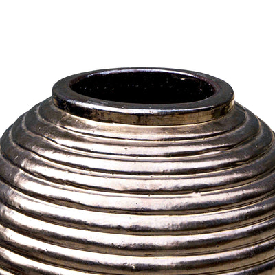 Spiral Antique Gold Urn