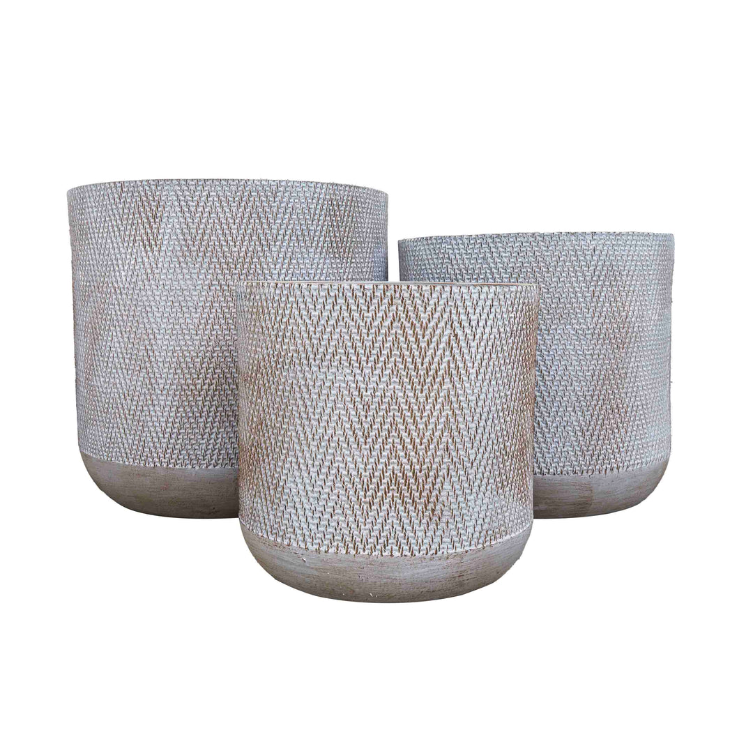 LORIN CHEVRON PLANTER