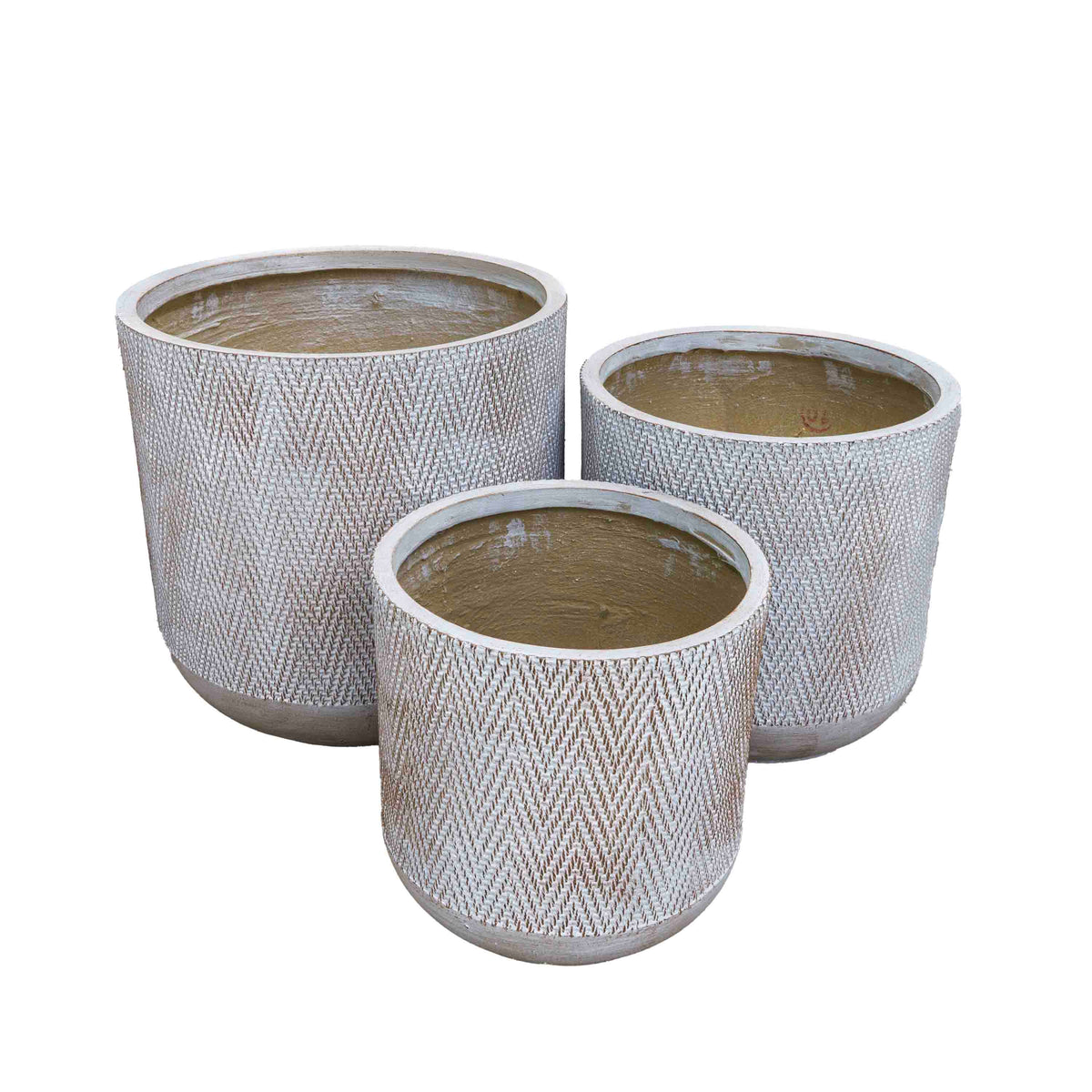 LORIN CHEVRON PLANTER
