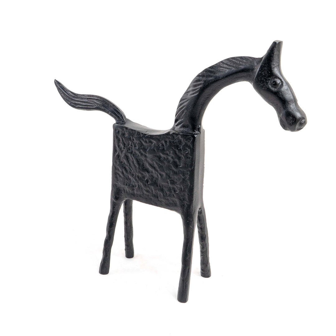 NORDIC HORSE IN CHARCOAL BLACK