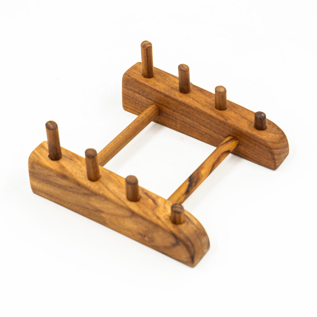 Yarah Teak Wood Plate Stand