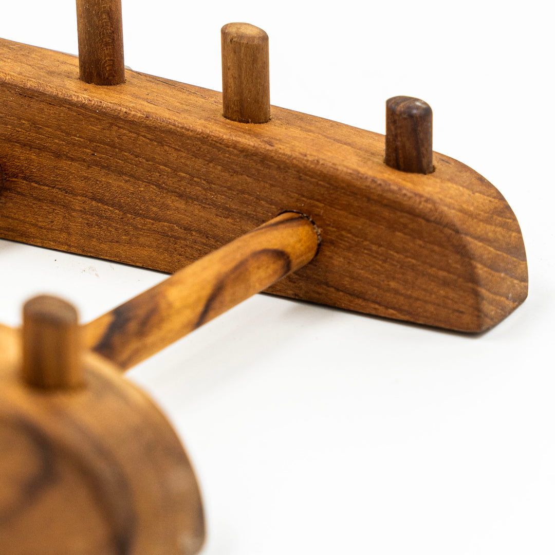 Yarah Teak Wood Plate Stand