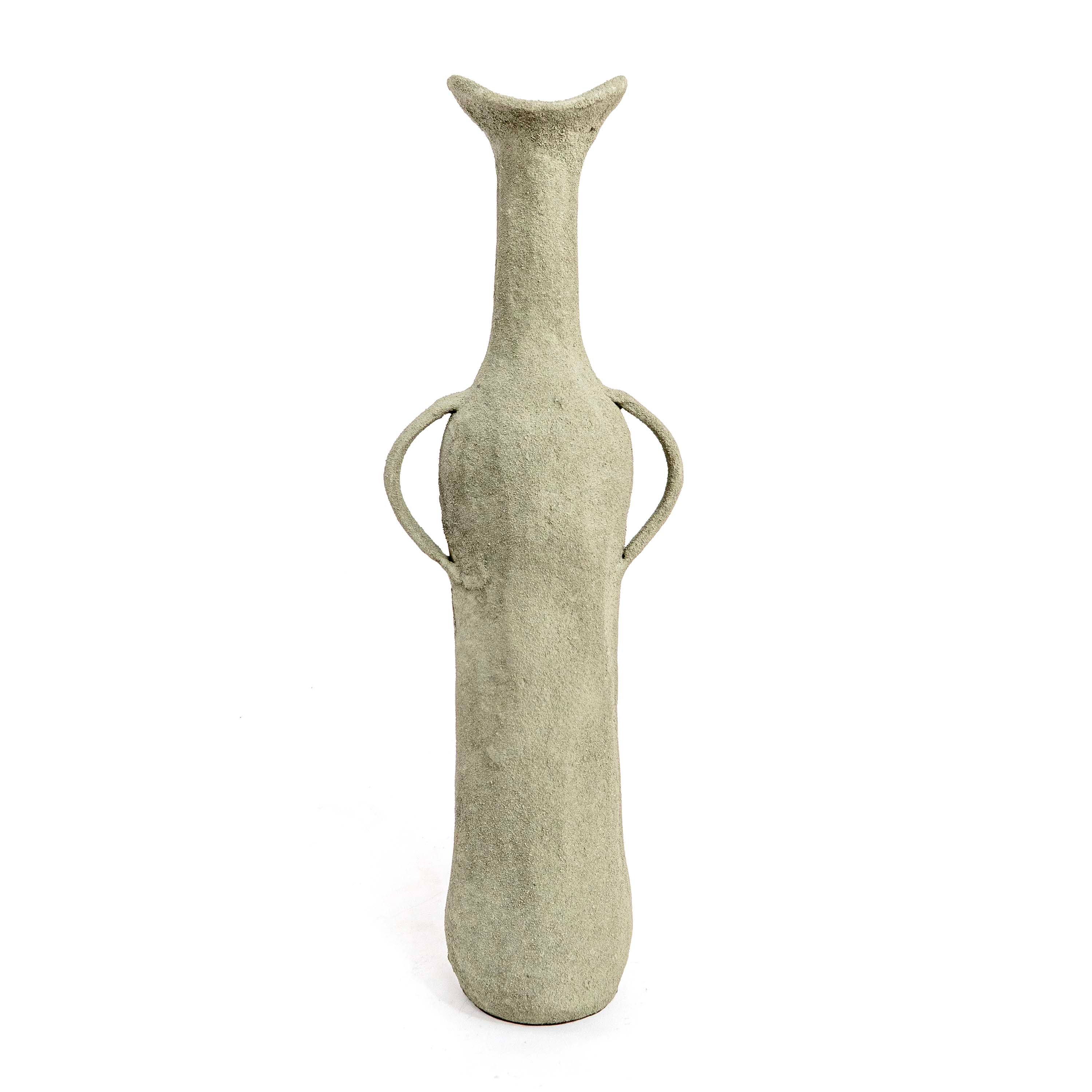 LUDIC GREEN TEXTURED VASE